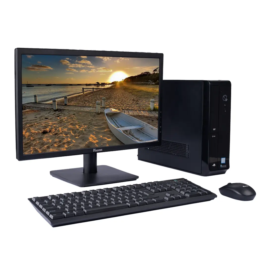 I3 8GB RAM 10th generation H410 chipset 1 TB HDD with Wired keyboard and mouse,21.5 inch screen