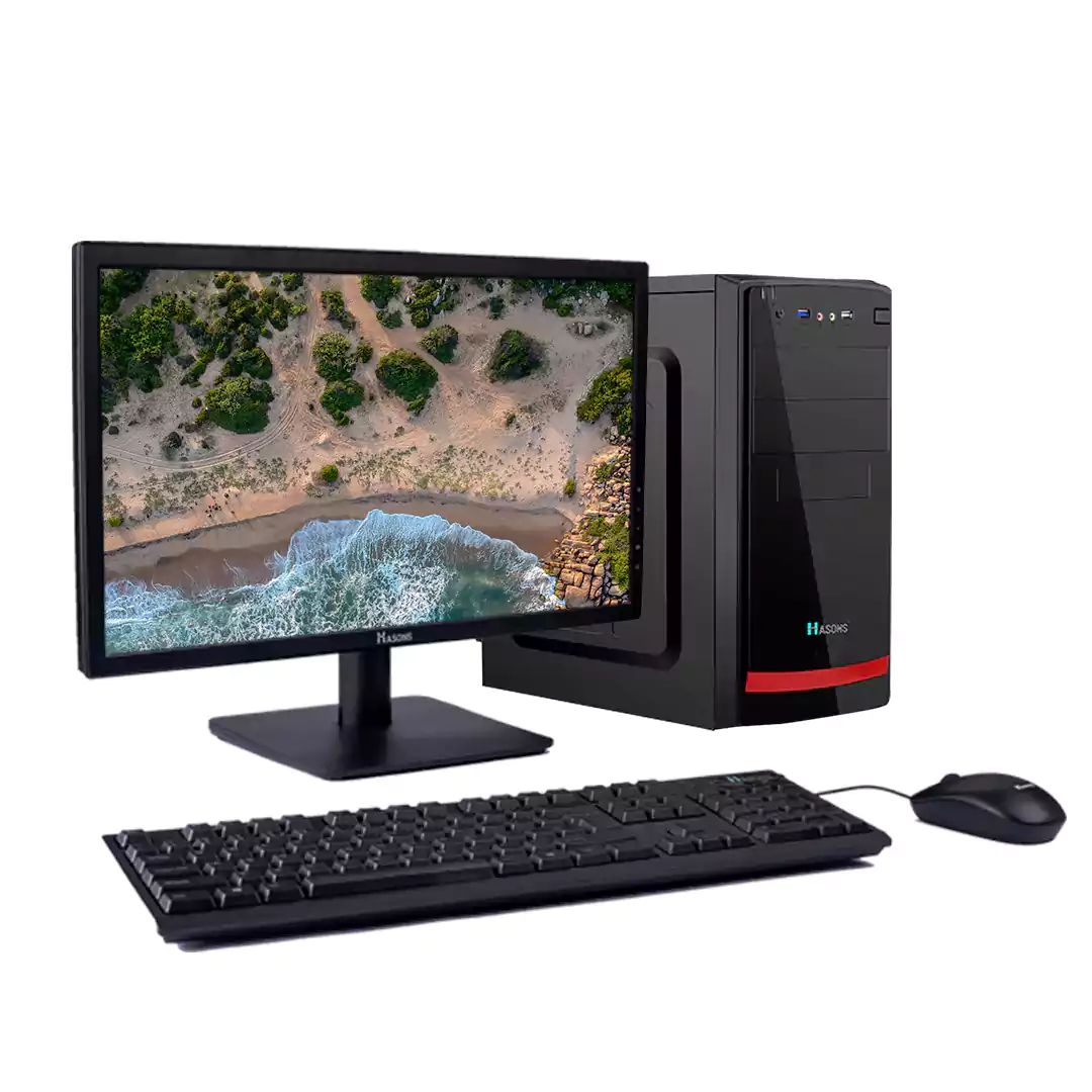 Computer i5 12th Generation |  RAM 4 GB | 1 TB HDD | SSD 256 GB | H610 Motherboard Chipset | 21.5 Inch Big Screen | Keyboard and Mouse | Desktop Full Set