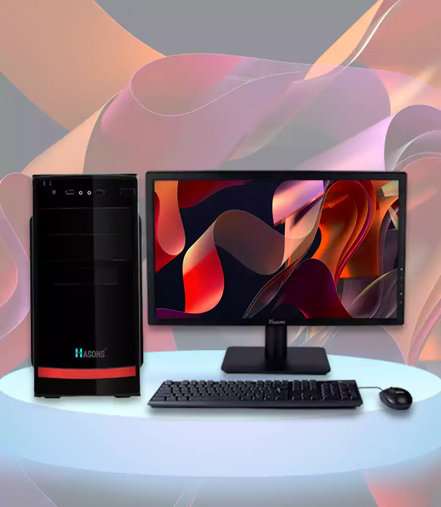 Core i5 Desktop 6th Generation | H110 Motherboard Chipset Technology | 8 GB RAM | 1 TB HDD | 18.5 Inch Screen | Wired Keyboard and Mouse | Computer Set