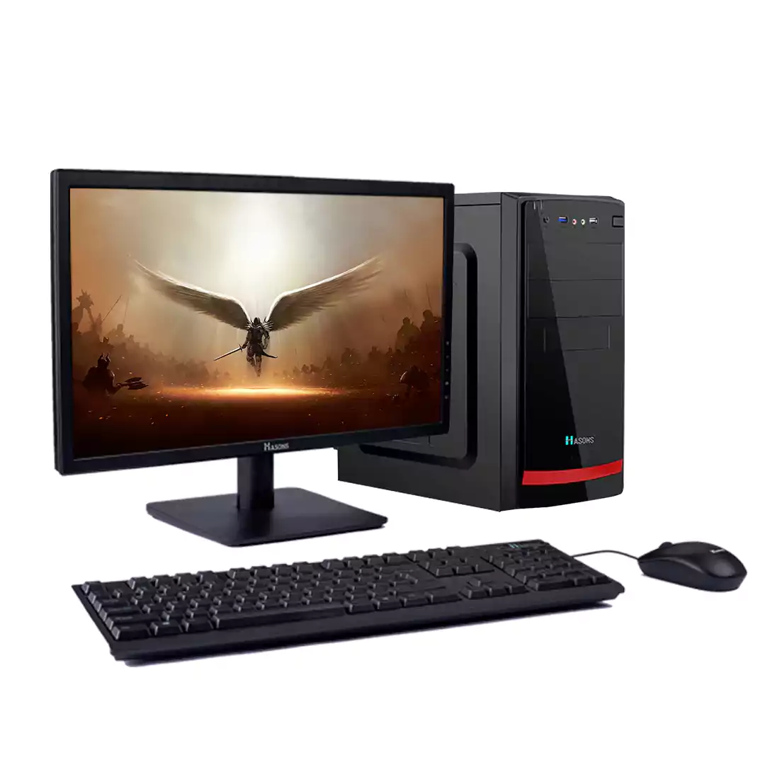 i3 Desktop 12th Generation Motherboard H610 | 8 GB RAM | 512 SSD |21.5 Inch Screen | Keyboard and Mouse