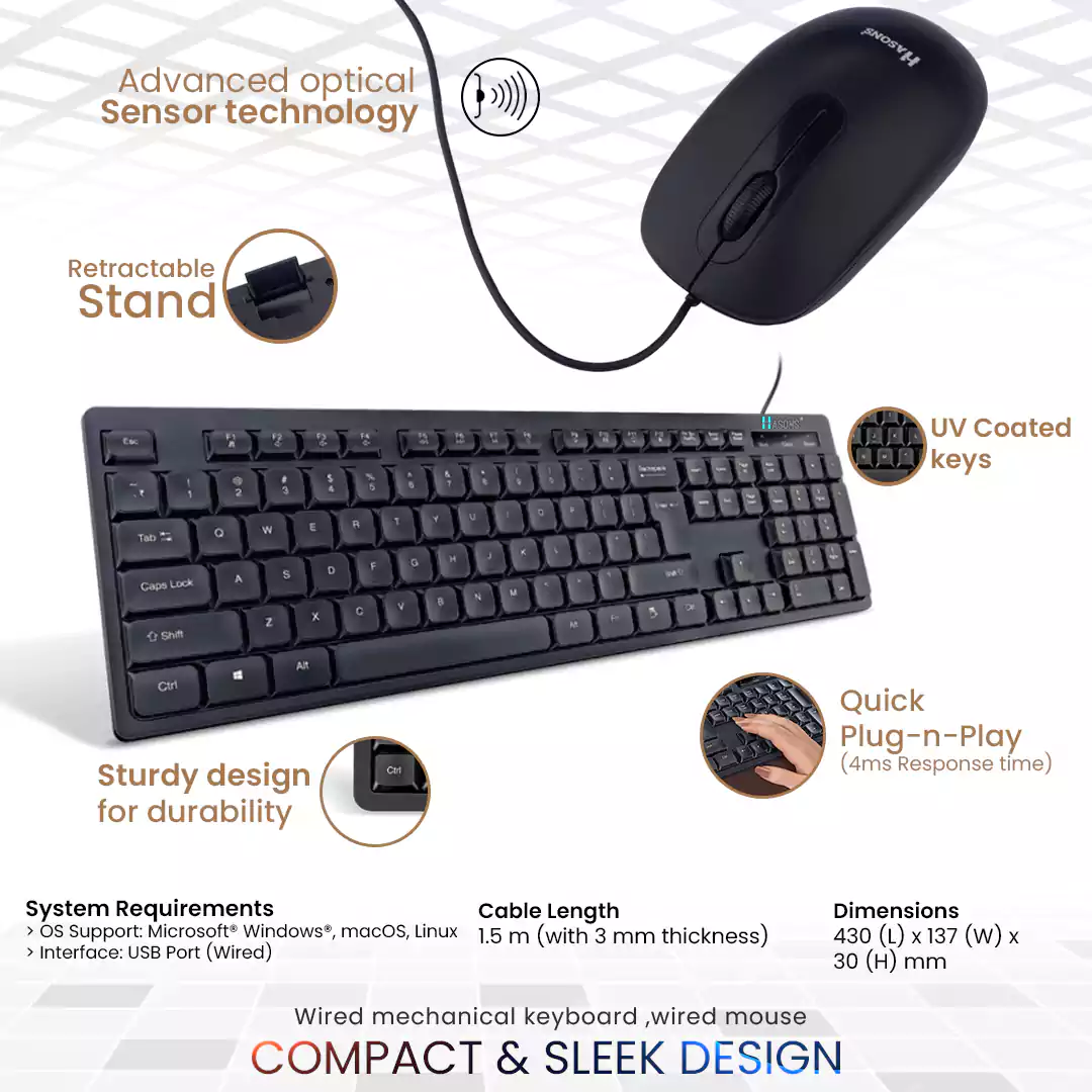 i5 6th Generation Processor | 4 GB RAM  | 128 GB SSD | 18.5 Monitor | Desktop Computer with Wired Keyboard and Mouse