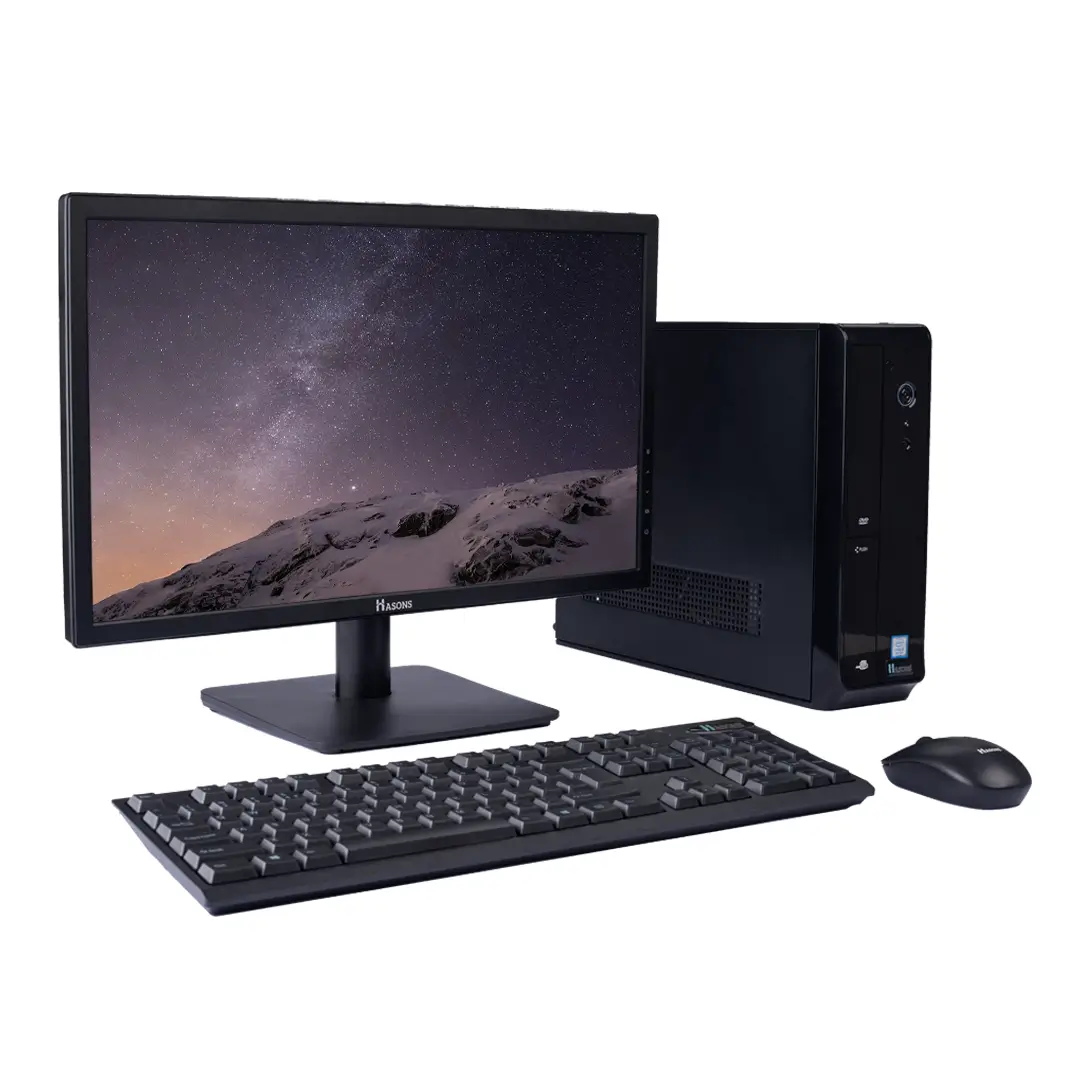 i3 Core 4th Gen | RAM 4 GB | 500 GB HDD | 128 GB SSD |  H81 Motherboard Chipset | 18.5 Inch Screen | Desktop Set