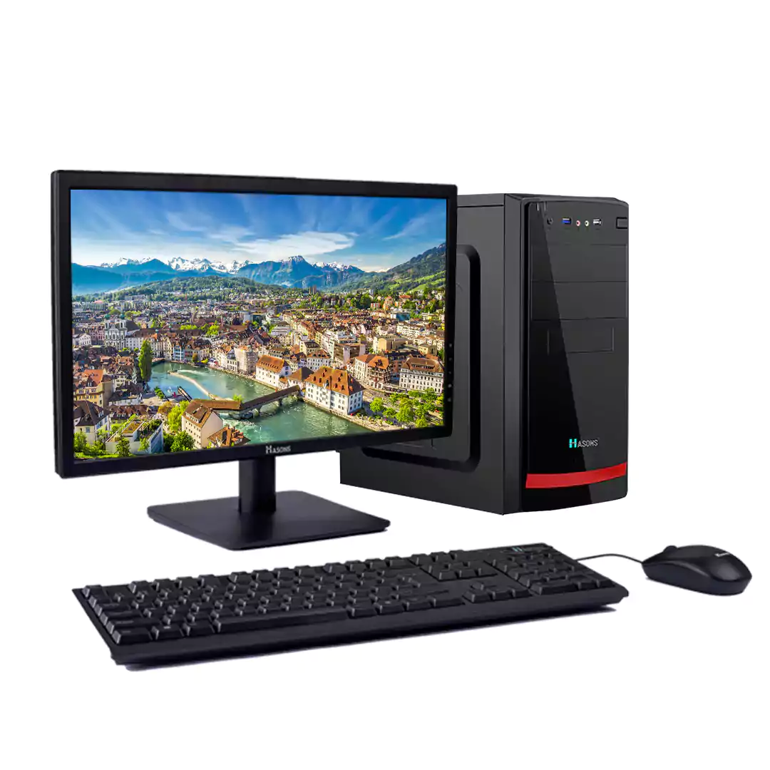 10th gen processor i7 Desktop H410 Motherboard Chipset 8GB RAM 256 SSD | Keyboard and Mouse | 21.5 inch screen