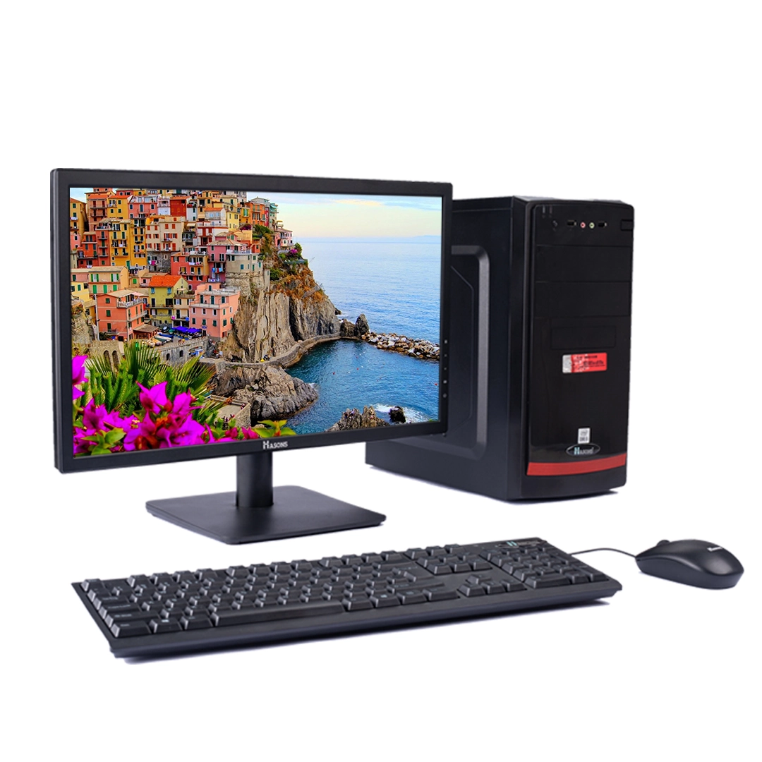 8gb DDR4 RAM Desktop with Processor Intel Core i3 Gen 12100 /Chipset Series H610 (windows 10pro/1TB HDD/Wired Keyboard, Mouse/ Black), screen 21.5