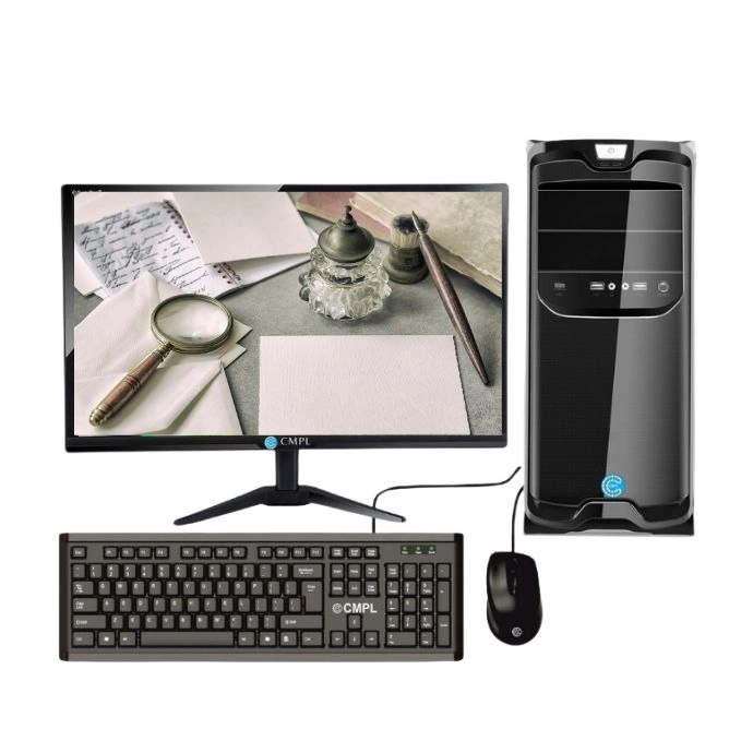 Core i5 Generation 10th | 8 GB RAM | Storage 1 TB HDD | H410 Motherboard Chipset | 21.5 inch Monitor Screen with Wired Mouse and Keyboard | Desktop Set
