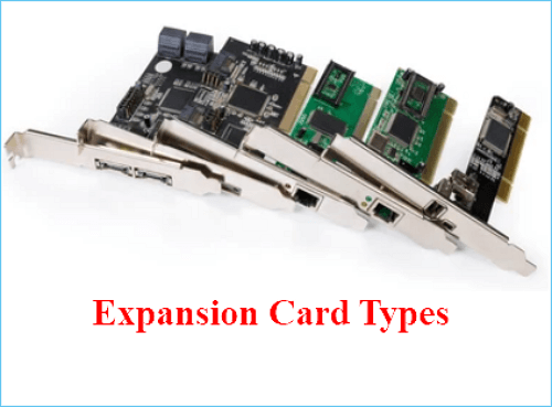 types of expansion cards