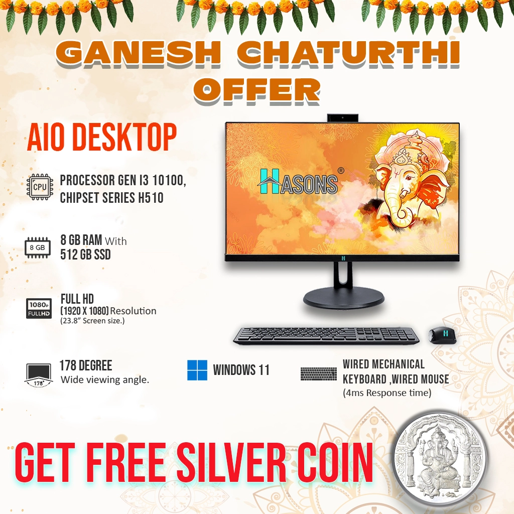 Ganesh Chaturthi offer on AIO Desktop