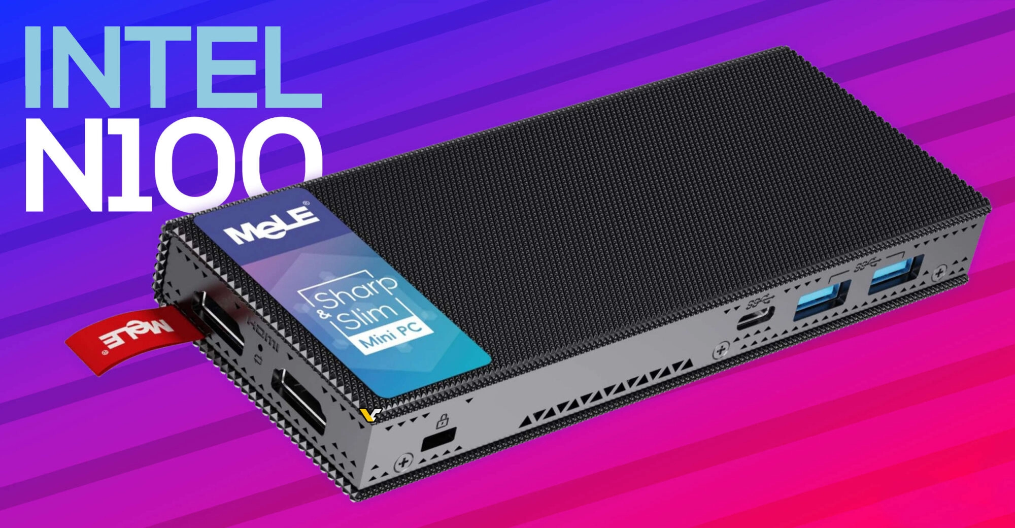 Pocket sized PC with Intel N100 “Alder Lake - N” CPU Comes in a fanless design