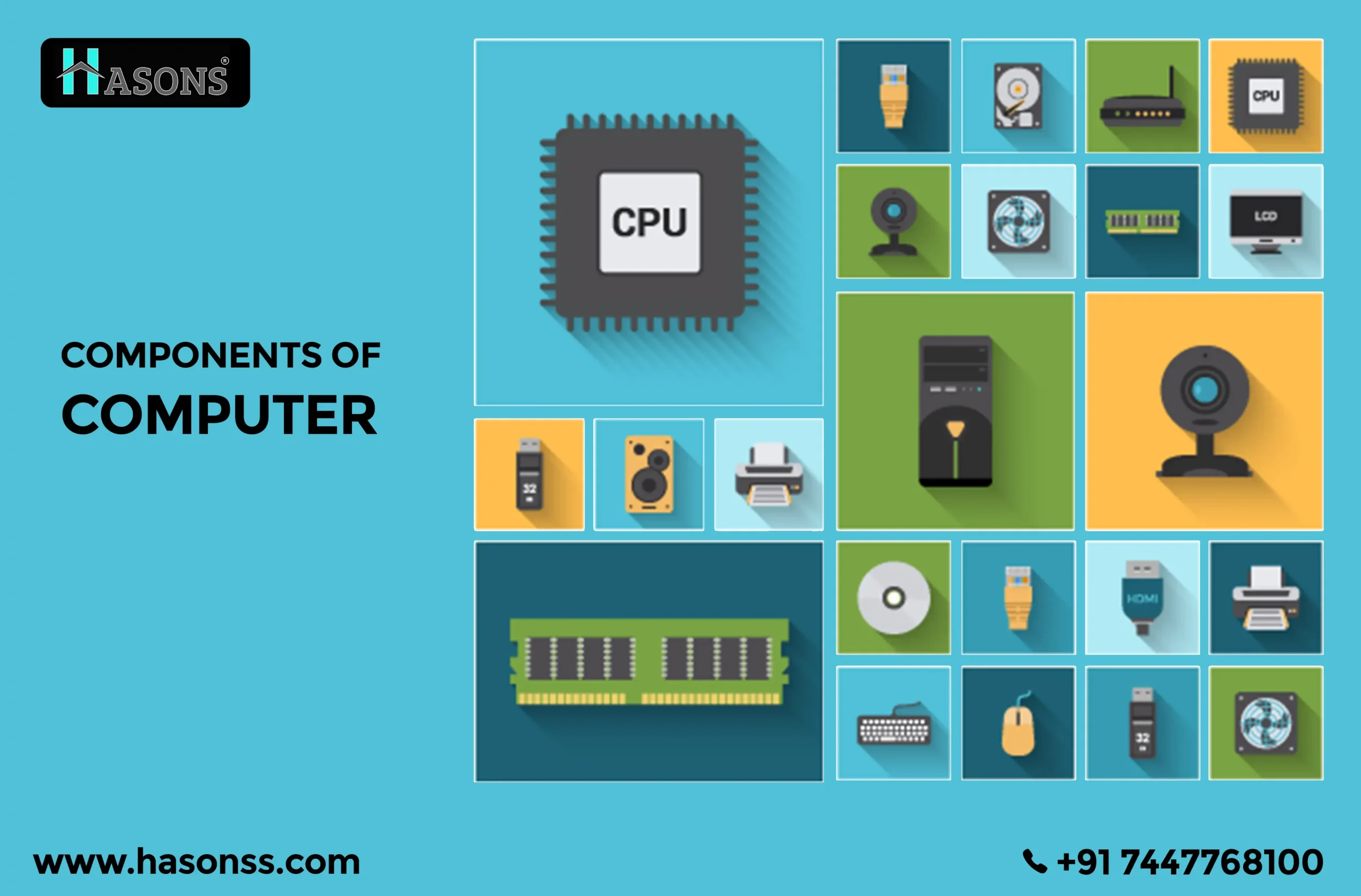 Thumbnail for What are the Components of Computer: List of components