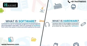 Difference between hardware and software 