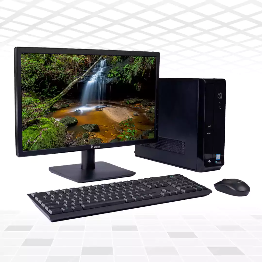 i5 4th Generation | H81 Motherboard Chipset Technology | 4 GB RAM | 500 GB HDD | 128 GB SSD | 18.5 inch Big Display | With Keyboard and Mouse | Desktop Set