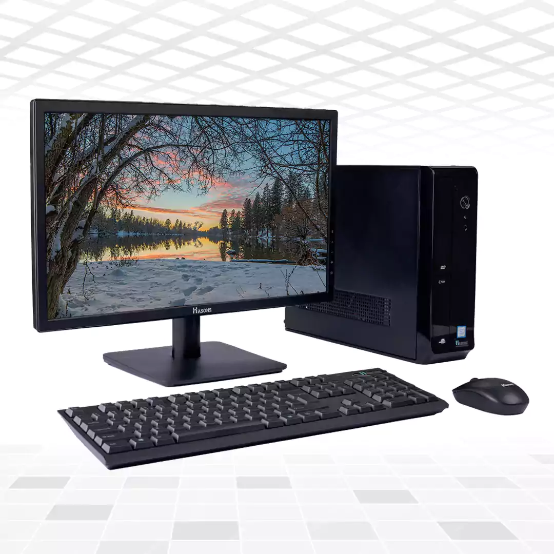 12th Generation Desktop i5 | H610 Motherboard Chipset Technology | 8 GB RAM | 1 TB HDD | 21.5 Inch Screen | Wired Keyboard and Mouse | Computer Set