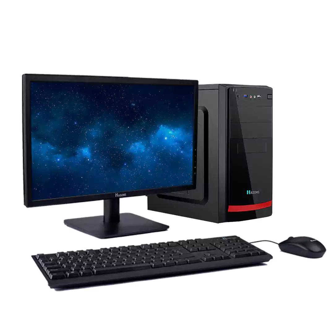 core i3 desktop 6th Gen | RAM 4 GB | 500 GB HDD | 128 GB SSD |  H110 Motherboard Chipset | 18.5 Inch Screen | Desktop Set