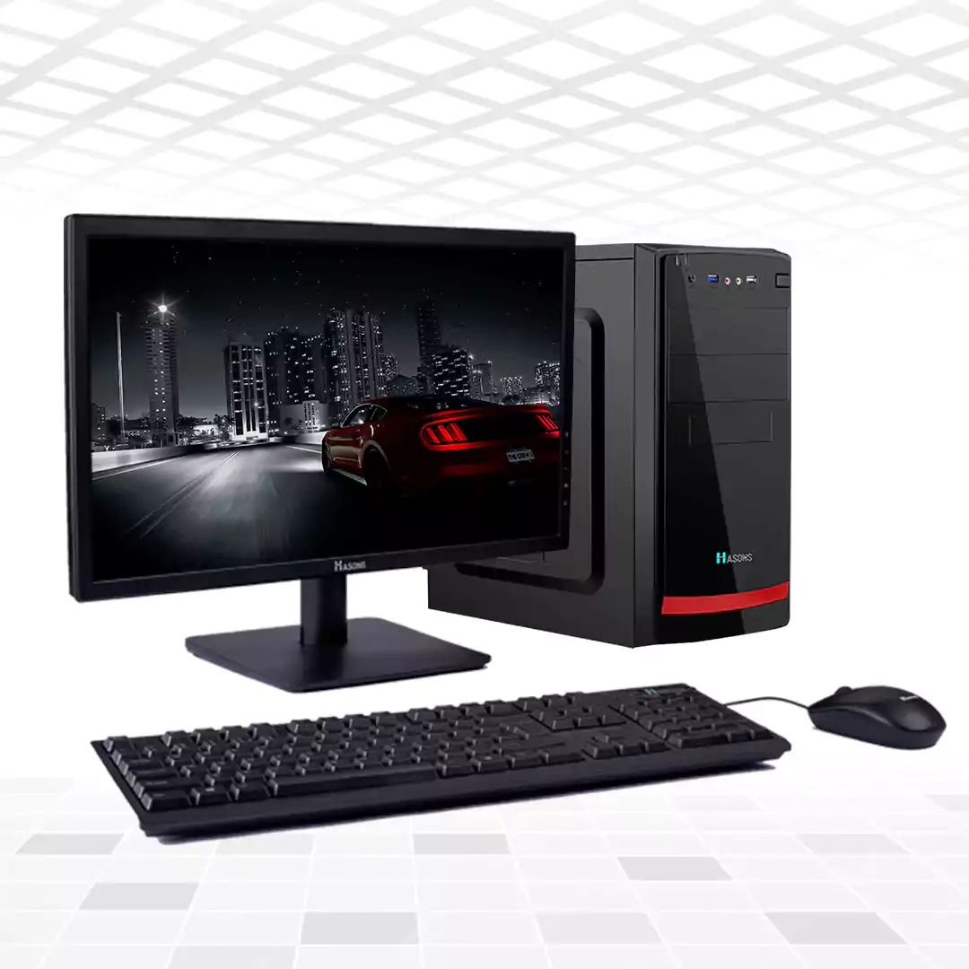 I3 10th Generation H410 Motherboard chipset, 4GB RAM, 128 SSD, 1 Tb HDD, 21.5 inch screen