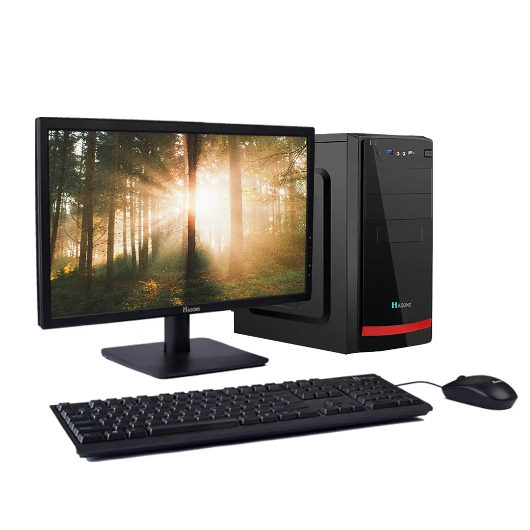 core i3 4th generation processor | RAM 8 GB | 1 TB HDD | 256 GB SSD |  H81 Motherboard Chipset | 18.5 Inch Screen | Refurbished Desktop Set