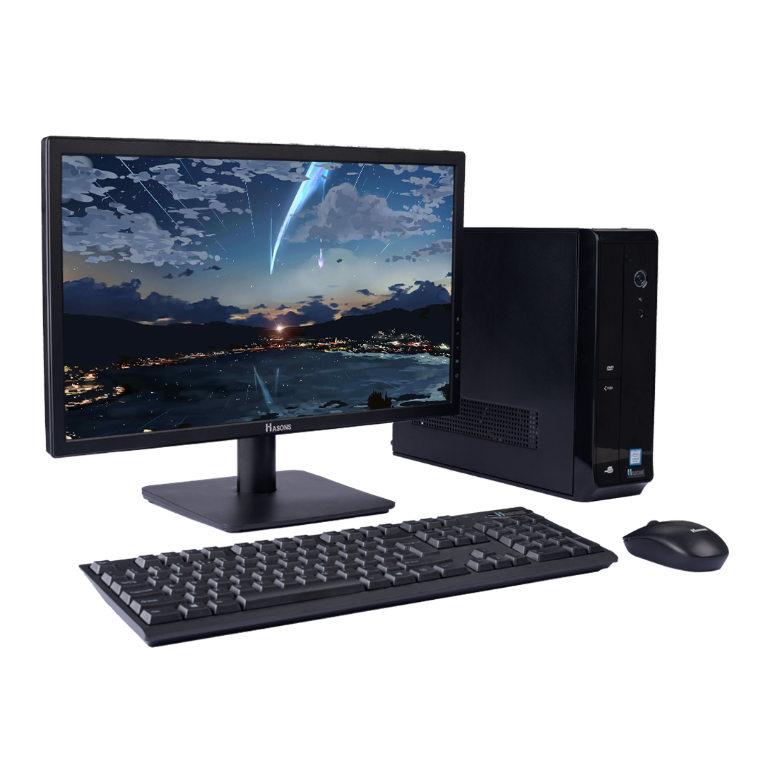 Desktop i7 processor 10th generation 8GB RAM 256 SSD| H410 Motherboard chipset  1 TB HDD, keyboard and mouse, 21.5 inch screen