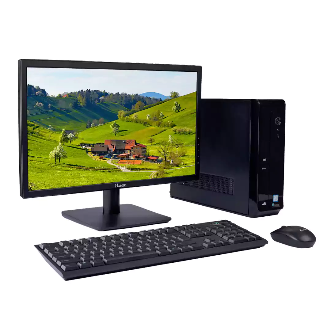 i5 Computer 10th Generation | H410 Motherboard Chipset | RAM 16 GB | 1 TB HDD | SSD 256 GB | 21.5 Inch big Screen | Wired Keyboard and Mouse | Computer Set
