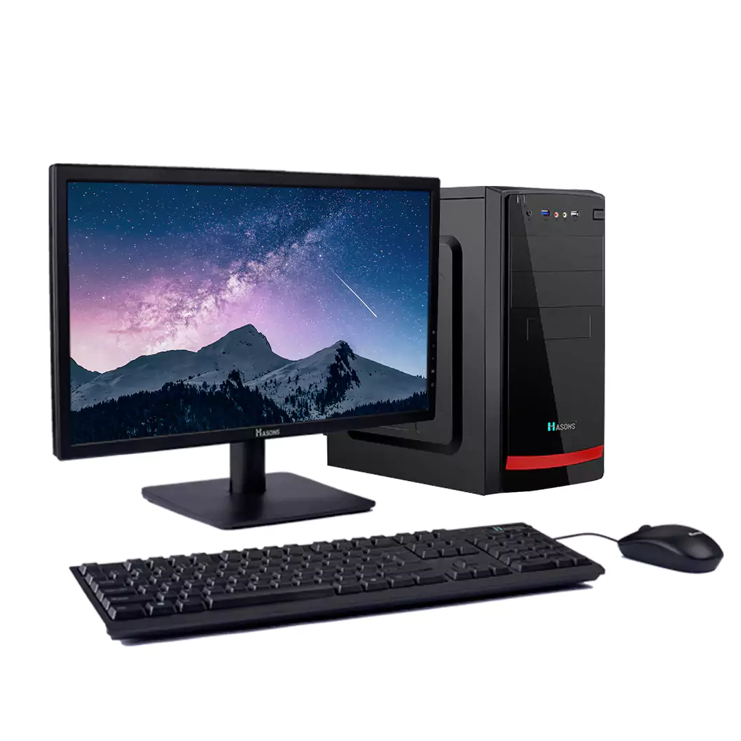 i3 Desktop 12th Generation Motherboard H610 | 8 GB RAM | 512 SSD |21.5 Inch Screen | Keyboard and Mouse