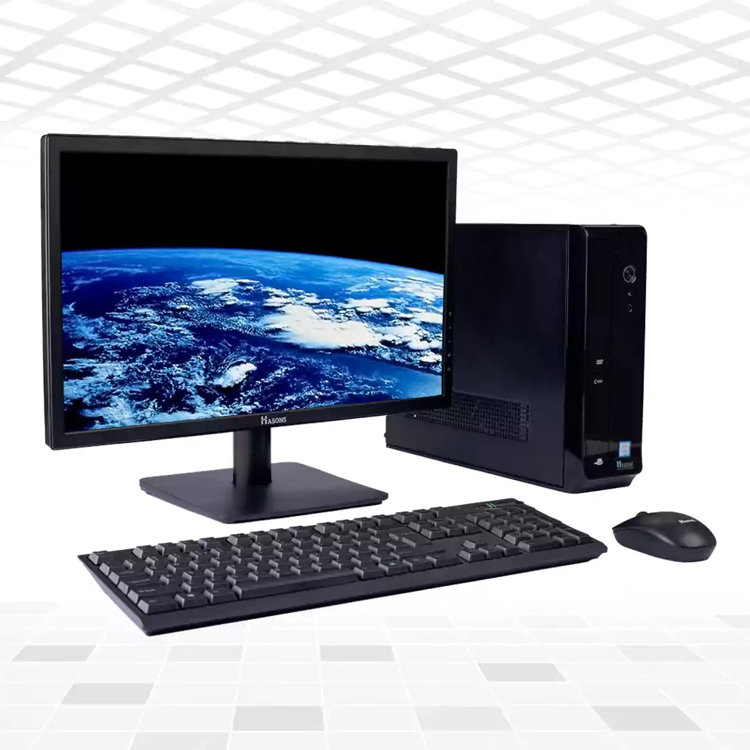 Computer i5 12th Generation |  RAM 4 GB | 1 TB HDD | SSD 256 GB | H610 Motherboard Chipset | 21.5 Inch Big Screen | Keyboard and Mouse | Desktop Full Set