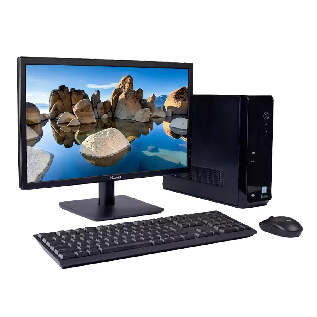 i7 4th generation 500 GB HDD/Motherboard chipset series H81/ 4GB RAM/128 SSD /Wired Keyboard, Mouse/ Black, screen 18.5