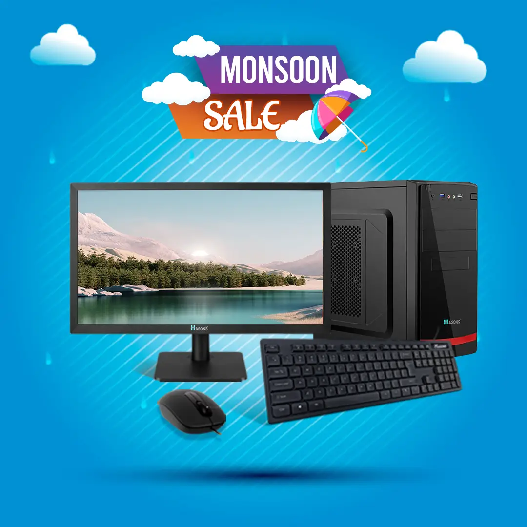 i7 processor desktop 8GB RAM 4th generation| H81 Motherboard chipset  1 TB HDD, keyboard and mouse, 21.5 inch screen